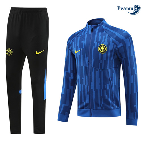 Loja Camisola Casaco de Fato de Treino Inter Milan azul 2024