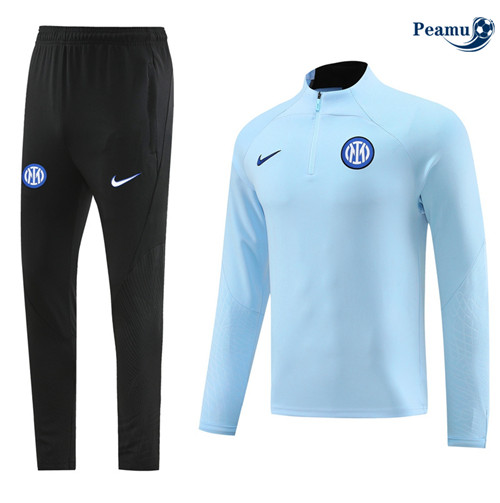 Novo Camisola Fato de Treino Inter Milan cielo azul 2024