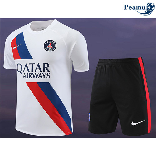 Comprar Camisola Kit Equipamento Training PSG + Calcoes Branco 2024