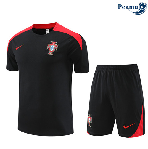 Oferta Camisola Kit Equipamento Training Portugal + Calcoes Preto 2024