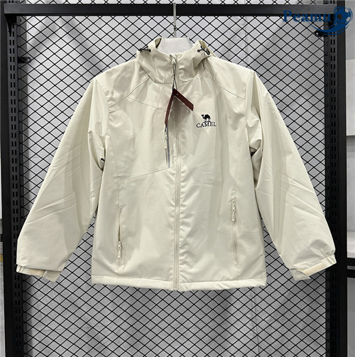 Novo Camisola Jaqueta Futebol Doudoune Camel Balance Branco 2024