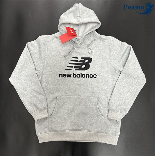 Loja Camisola Jaqueta Futebol Sueter de Treinamento New Balance Cinzento 2024