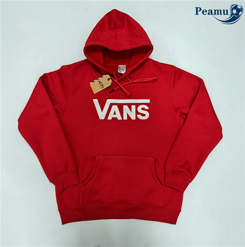 Oferta Camisola Jaqueta Futebol Sueter de Treinamento Vans Vermelho 2024