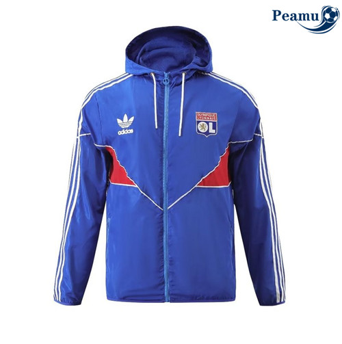 Comprar Camisola Jaqueta Futebol Windrunner Fato de Treino Lyon azul 2024