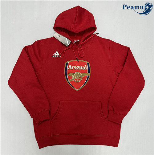 Oferta Camisola Jaqueta Futebol Sueter de Treinamento Arsenal Vermelho 2024