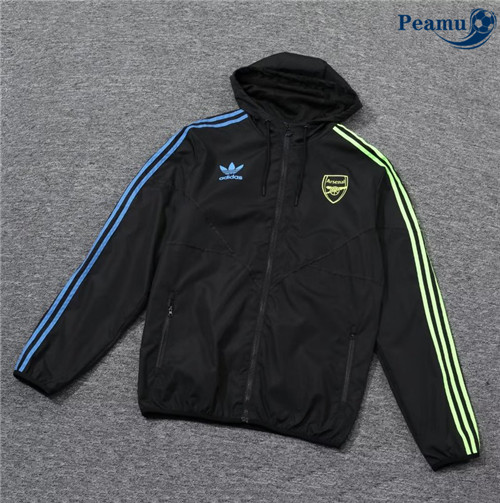 Comprar Camisola Jaqueta Futebol Windrunner Fato de Treino Arsenal Preto 2024