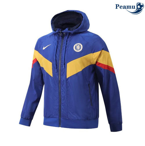 Oferta Camisola Jaqueta Futebol Windrunner Fato de Treino Chelsea azul 2024