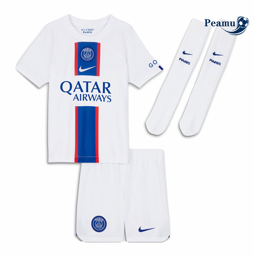 Peamu.pt - Camisola Futebol PSG Crianças Terceiro Equipamento 2022-2023