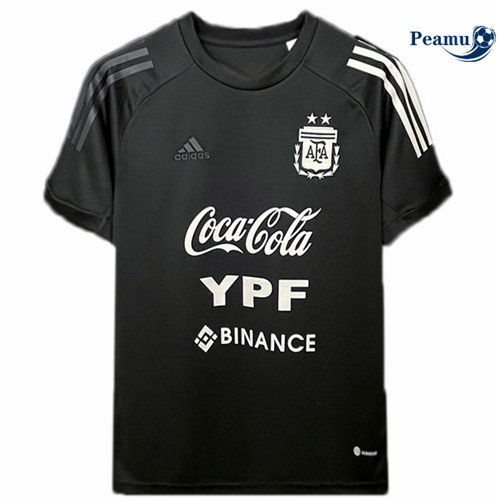 Camisola Futebol Argentina pre-match Equipamento Equipamento Preto 2022-2023 pt228556