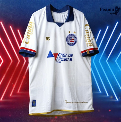 Camisola Futebol Bahia Alternativa Equipamento Branco 2022-2023 pt228992