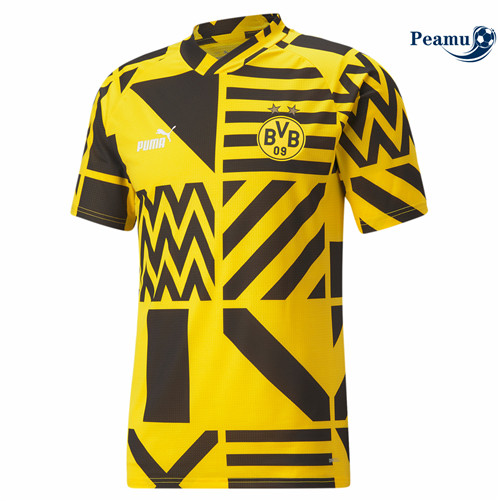 Camisola Futebol Borussia Dortmund Equipamento Pre-match 2022-2023 pt228007