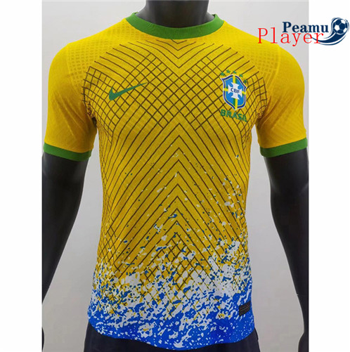 Camisola Futebol Brasil Player Version Equipamento Amarelo 2022-2023 pt228576