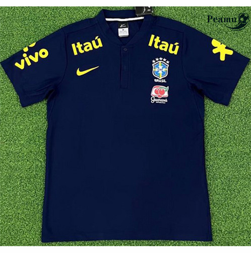 Camisola Futebol Brasil Equipamento Equipamento Azul Marinho 2022-2023 pt228580