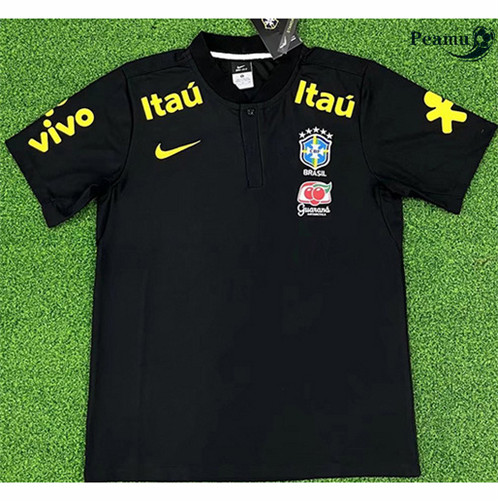 Camisola Futebol Brasil Equipamento Equipamento Preto 2022-2023 pt228581