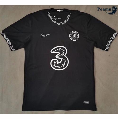 Camisola Futebol Chelsea Equipamento Equipamento Preto 2022-2023 pt229216