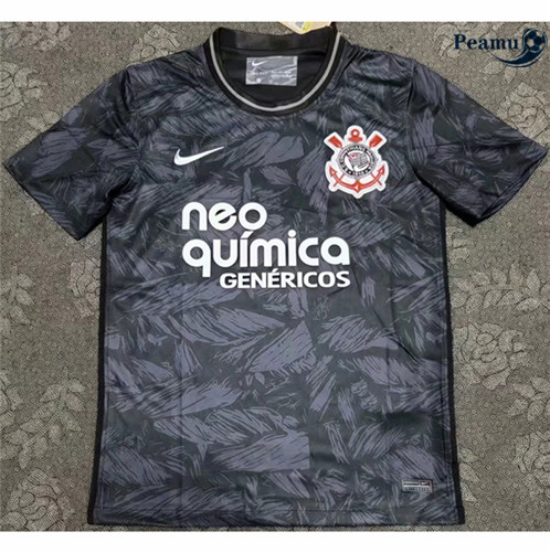 Camisola Futebol Corinthians Equipamento Preto 2022-2023 pt229023