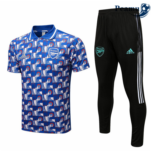 Camisola Futebol Kit Entrainement foot Polo Arsenal + Pantalon Azul 2022-2023 pt228361