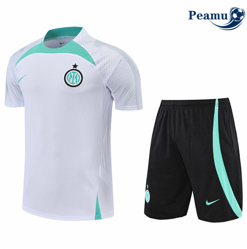 Camisola Futebol Kit Entrainement foot Inter Milan + Pantalon Branco 2022-2023 pt228426