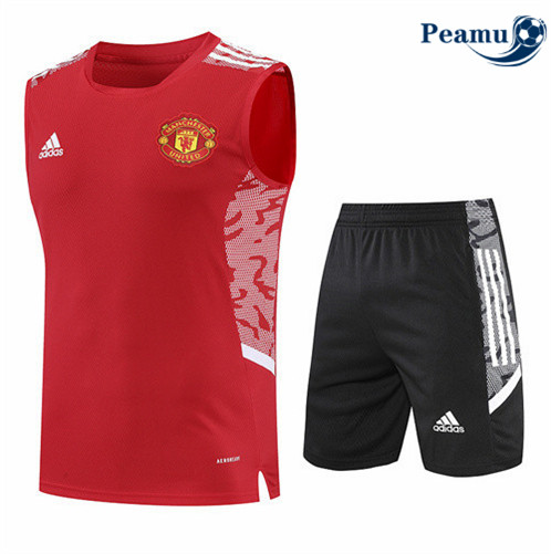 Camisola Futebol Kit Entrainement foot Manchester United Colete + Pantalon 2022-2023 pt228465