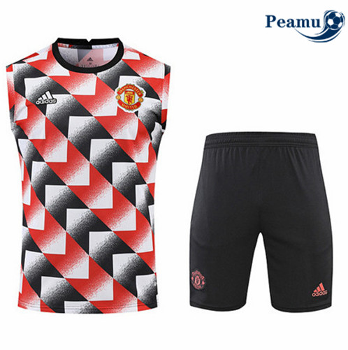 Camisola Futebol Kit Entrainement foot Manchester United Colete + Pantalon 2022-2023 pt228466