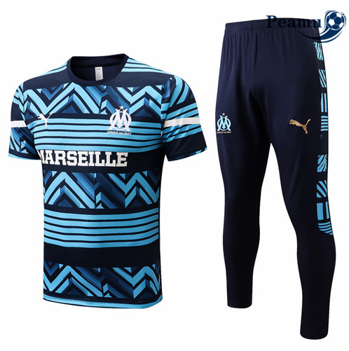 Camisola Futebol Kit Entrainement foot Marsella + Pantalon Azul 2022-2023 pt228477