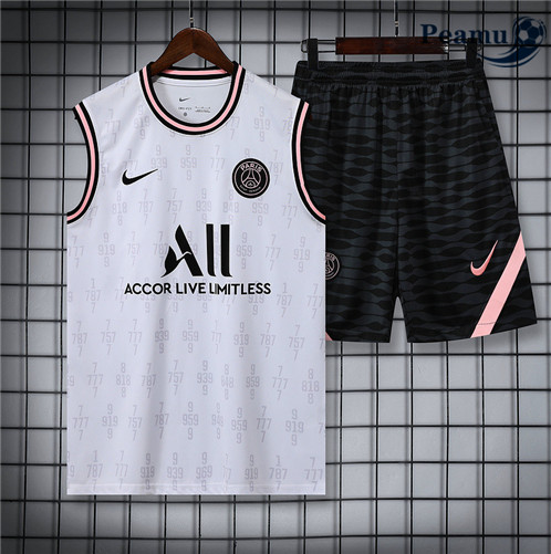 Camisola Futebol Kit Entrainement foot Paris PSG Colete + Pantalon 2022-2023 pt228508