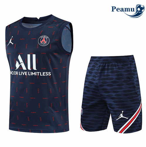 Camisola Futebol Kit Entrainement foot Paris PSG Colete + Pantalon 2022-2023 pt228511