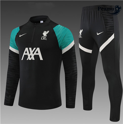 Camisola Fato de Treino Liverpool Criancas Preto 2022-2023 pt228828