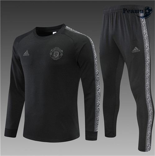 Camisola Fato de Treino Manchester United Criancas Preto 2022-2023 pt228832