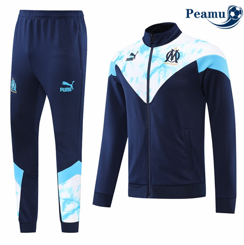 Camisola Casaco de Fato de Treino Marsella Azul 2022-2023 pt228717