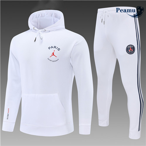 Camisola Fato de Treino Paris PSG Criancas com capuz Preto 2022-2023 pt228844