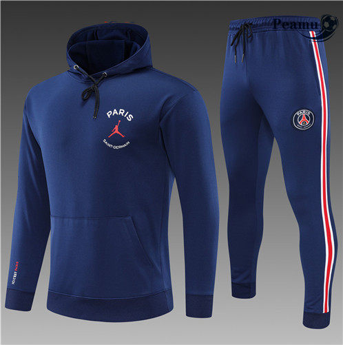 Camisola Fato de Treino Paris PSG Criancas com capuz Azul Marinho 2022-2023 pt228846