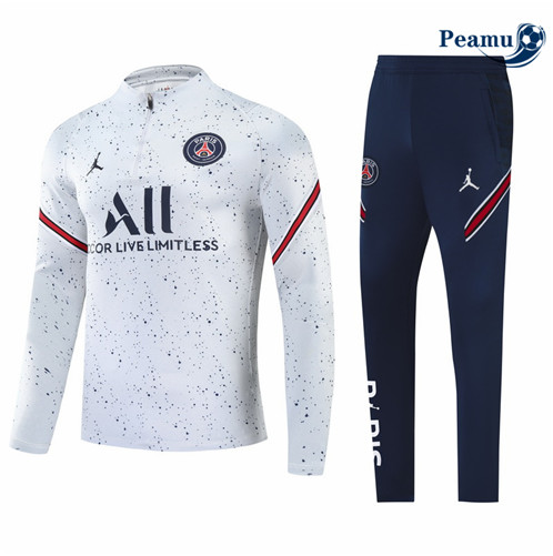 Camisola Fato de Treino Paris PSG Criancas Branco 2022-2023 pt228848