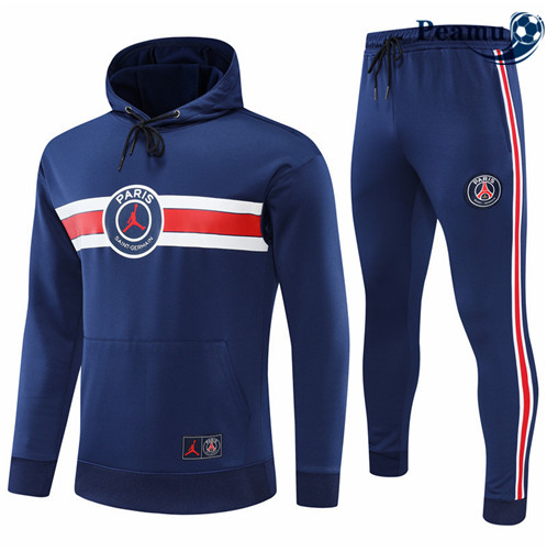 Camisola Fato de Treino Paris PSG com capuz Azul Marinho 2022-2023 pt228729