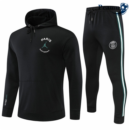 Camisola Fato de Treino Paris PSG com capuz Preto 2022-2023 pt228731