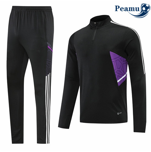 Camisola Fato de Treino Sem logotipo da marca Preto 2022-2023 pt228795