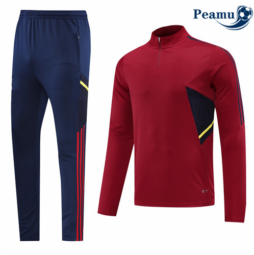 Camisola Fato de Treino Sem logotipo da marca Vermelho 2022-2023 pt228796