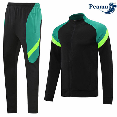 Camisola Casaco de Fato de Treino Sem logotipo da marca Preto 2022-2023 pt228805
