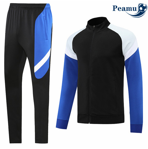 Camisola Casaco de Fato de Treino Sem logotipo da marca Preto 2022-2023 pt228809