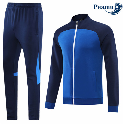 Camisola Casaco de Fato de Treino Sem logotipo da marca Azul 2022-2023 pt228813