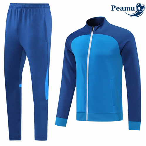 Camisola Casaco de Fato de Treino Sem logotipo da marca Azul 2022-2023 pt228814