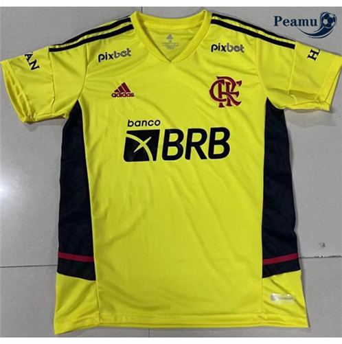 Camisola Futebol Flamengo Equipamento Amarelo 2022-2023 pt229034