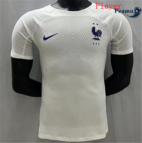 Camisola Futebol França Player Version Equipamento Equipamento Branco 2022-2023 pt228617