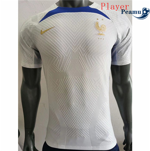 Camisola Futebol França Player Version Equipamento Equipamento Branco 2022-2023 pt228618