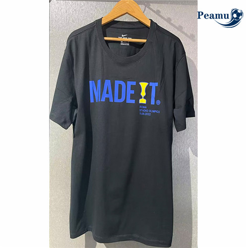 Camisola Futebol Inter Milan Equipamento T-shirt Preto 2022-2023 pt229310