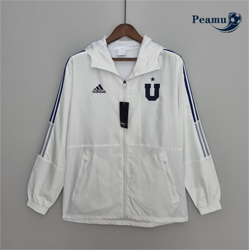 Camisola Jaqueta Futebol Windrunner Fato de Treino Universidad de Chile Branco 2022-2023 pt228860