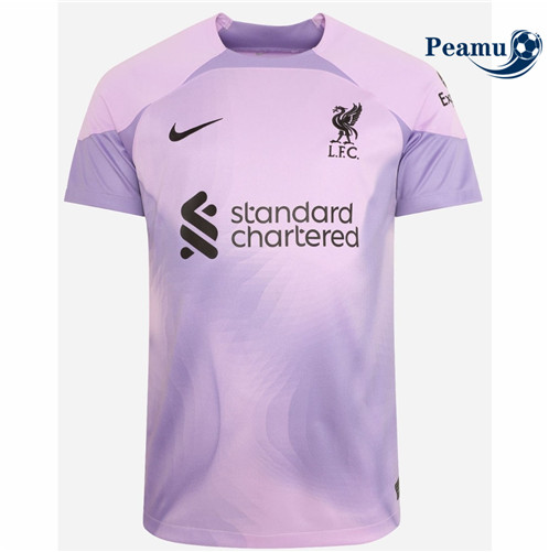 Camisola Futebol Liverpool Principal Goleiro Roxo 2022-2023 pt229233