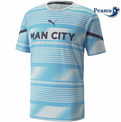 Camisola Futebol Manchester City Equipamento Pre-match 2022-2023 pt229249
