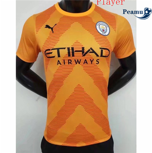 Camisola Futebol Manchester City Player Version Goleiro Laranja 2022-2023 pt229252