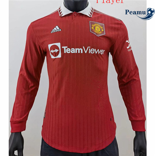 Camisola Futebol Manchester United Player Version Principal Manga Comprida 2022-2023 pt229265